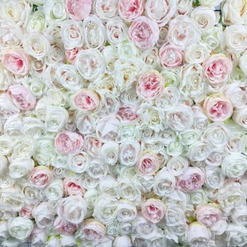 SPR Free Shipping light pink 3D flower wall wedding backdrop artificial flower table runner and centerpiece decorativ floral