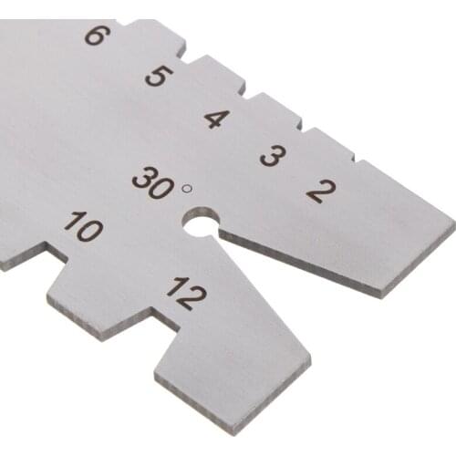 TR30 Degree Screw Thread Gauge Gage Tool Grinding Stainless Steel Welding Feeler