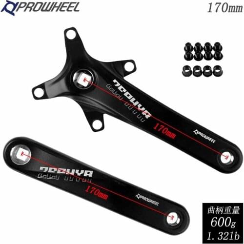 PROWHEEL Crank Square Hole Sprocket 104BCD 170/175mm 30/32/34/36/38/40/42/44/46/48/50/52T Narrow Wide MTB Bike Chainring