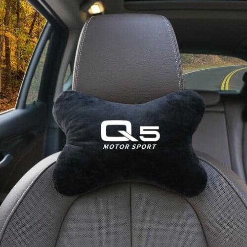 1Pcs/set Seat Neck Pillow Auto Headrest Support Car Headrest For Audi Q5 Q6 Q7 A3 A4 A4L A5 A6L C5 C6 RS4 RS5 Car Accessories