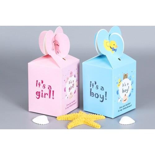 10pcs Beaueiful Boy And Girl Paper Candy Box Cartoon Birthday Party Decoration Theme Party Supplies Festival Kids Girl princess