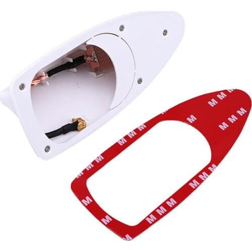 170MM(L)x75MM(L)x65MM(H) Fin Antenna ABS Plastic Antenna Cover Pearl Color Fin
