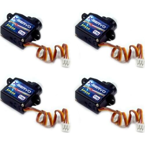 AEO RC Micro 1.7g Anolog Servo 4pcs for RC Airplane Plane Helicopter RC Robot