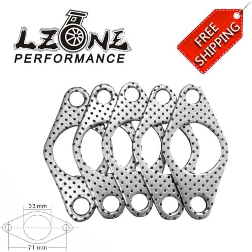 FREE SHIPPING - GRAPHITE ALUMINUM WASTEGATE DUMP PIPE TUBE FLANGE GASKET 35MM/38MM TURBOCHARGER JR4954