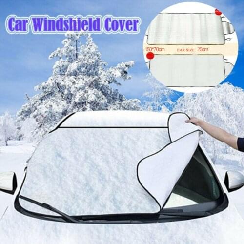 Car Windshield Cover Winter Anti Snow Frost Ice Protect Tool Heat Sun Dust Durable Mat