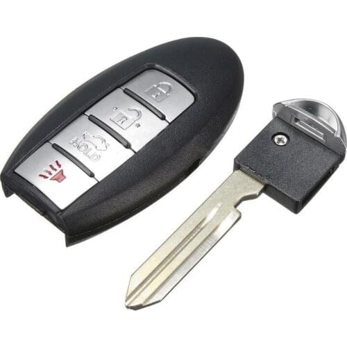 4 Buttons Remote Key Fob Case Shell Uncut Blade For Altima Maxima 06-12