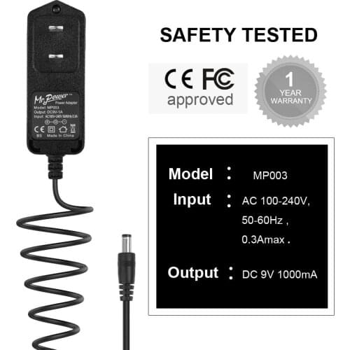 DC 9V 1A US Plug Electric Guitar Stompbox Power Supply Adapter For Guitar Effect Pedal Board Musical Instrument Accessories