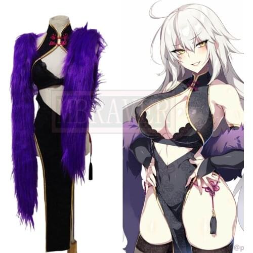 Fate/Grand Order FGO Jeanne d'Arc Alter Uniform Halloween Birthday Party Cosplay Costume Custom Made Any Size