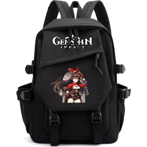 Game Genshin Impact Monokuma Backpack Bags For Women Backpack Shoulders package Satchel student backpacks Casual Laptop Mochilas