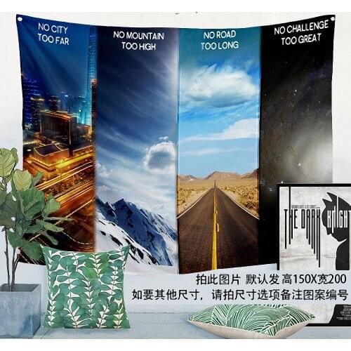 Classic Movie\Rock Band\Creative Pattern Flag Banner Cloth Art Retro Poster Tapestry Wall Sticker Hanging Painting Indoor Decor