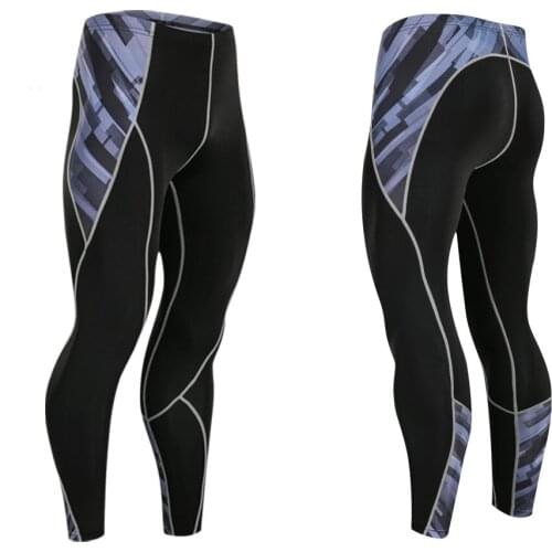 Mens compression pants sports running tights basketball gym pants bodybuilding jogger jogging fitness skinny leggings trousers