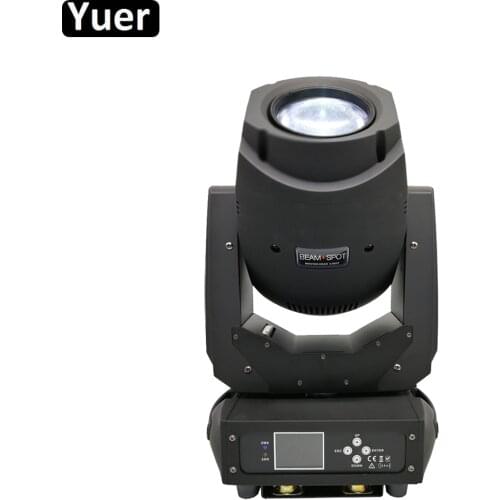 200W High Power Stage Lighting Equipments Beam Spot 2IN1 LED Moving Head Lights LCD Display Rotating Gobos Zoom Effect Light