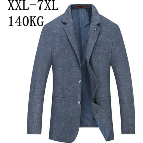 Size 7XL 6XL 5XL Loose Mens Blazers Casual Suit Jackets Men 2021 New Arrival Business Blazer Masculino Top Quality Male Jacket