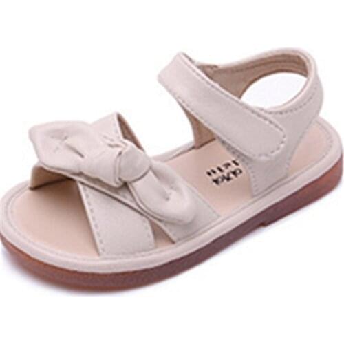 Girls Beach Shoes Princess Shoes 2021 Summer Little Girl Soft-soled Childrens na plażę New Fashion Sandals Cute Breathable