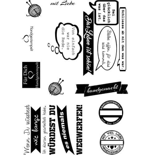 11x16 Exotic culture Transparent Clear Stamps Silicone Seals for DIY scrapbooking photo album Card Making