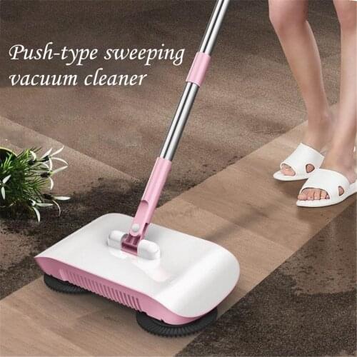 Hand Push Sweeper Home Sweeping Mopping Machine Vacuum Cleaner Sweeping Robot Mop Light Quiet Household Cleaning Mop for Home