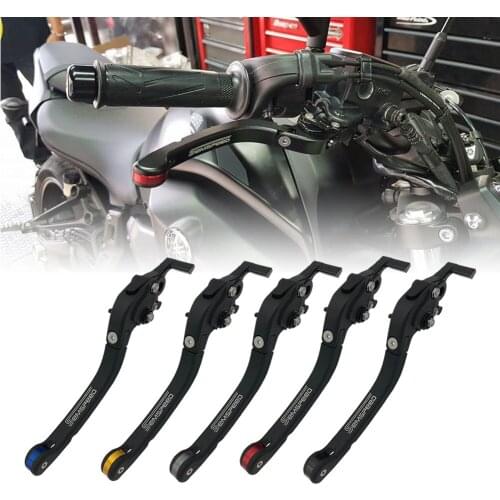 Motorcycle Foldable Brake Clutch Levers Handle Grips Set For Ducati 999/S/R 2003-2006 749/S/R 2003-2006 MONSTER S4RS 2006-2008