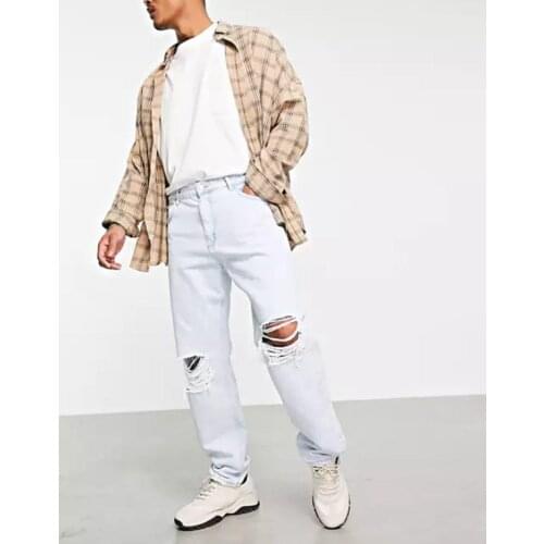 Street F. Men's Wide Leg Jeans