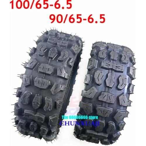 100/65-6.5 Vacuum Tire 11'' 90/65-6.5 Refitted for Dualtron Thunder Electric Scooter Ultra Wear-resisting Tubeless Off Road Tyre