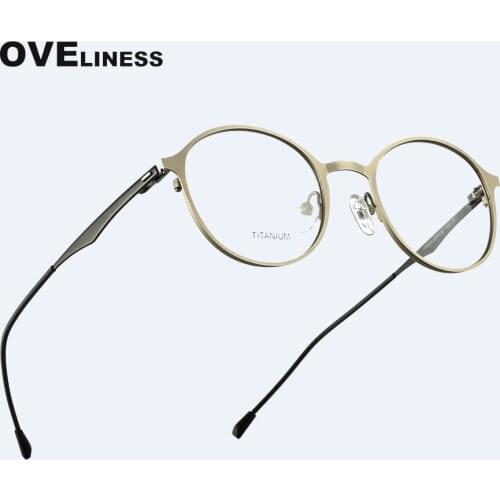 2021 optical glasses frame men women retro round transparent eyeglasses computer myopia Prescription Korean glasses eywear frame