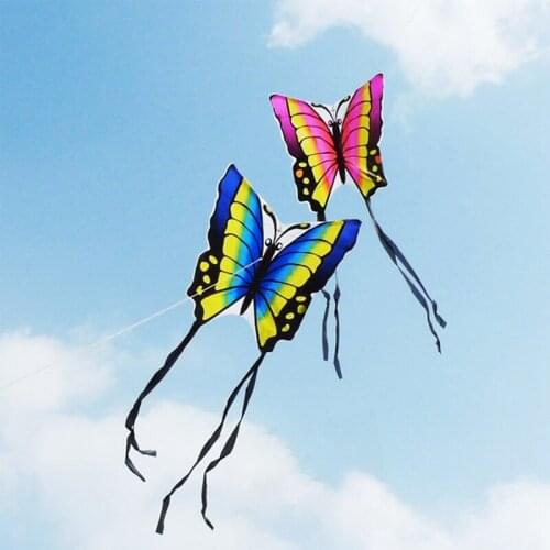 35 Inch Butterfly Kite Outdoor Toy Sport Gift for Kids Children With String Tail 900C