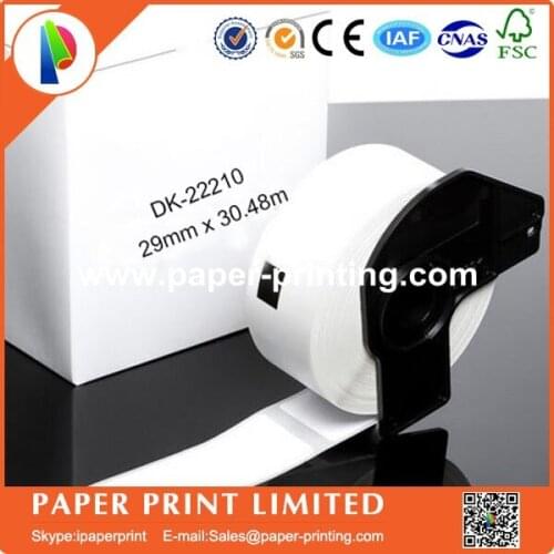 40 Rolls DK-22210 Label 29mm*30.48M Continuous Compatible for Brother Printer QL-570/700 All Include Plastic Holder