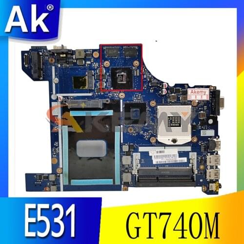 Akemy VILE2 NM-A044 For Lenovo ThinkPad E531 Laptop Motherboard GPU GT740M 100% Test Work 04Y1305 04Y1304 04Y1302 04Y1301