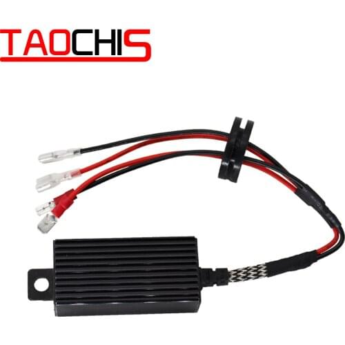 TAOCHIS 9-36V H1 car LED Resistor Decoder Can-bus Error Free Radio Interference Canceller Lamp