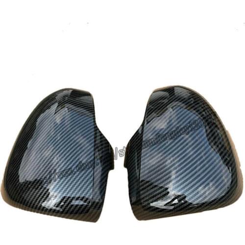 For Toyota Reiz 2010-2016 ABS carbon fiber Door Rearview Mirror Cover Trim 2pcs