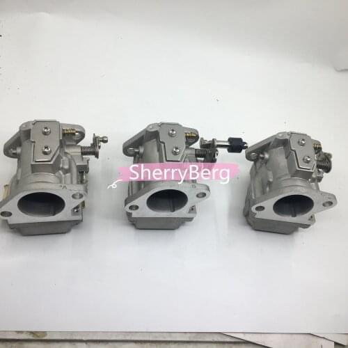 SherryBerg carb carburettor carburador 1987 1988 1989 for Mercury Mariner 75 - 125 hp Set of 3 Carburetors PN: 3301-9012 new