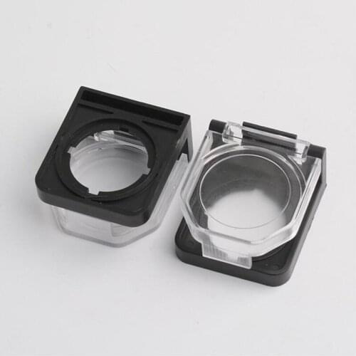 Button switch signal light shield dust Protection cover Case openings 22mm X10