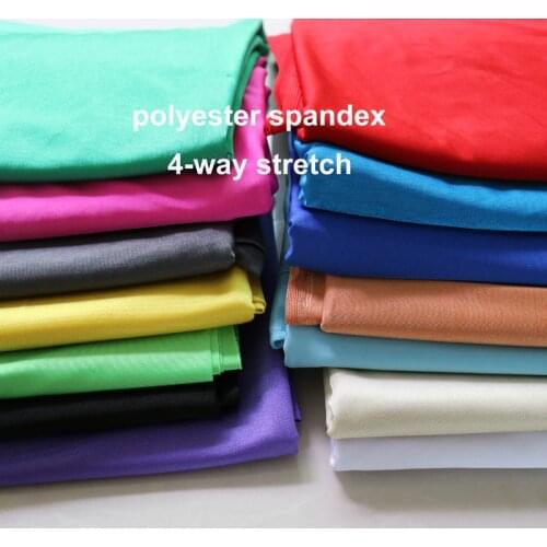 Polyester spandex material plain stretch jersey swimwear fabric