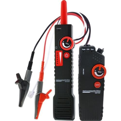 Multi-core Metal Line Cable Tracker Detector 220V-400V AC High & Low Voltage BNC Telephone RJ11 Network RJ45 Cable Anti-jamming