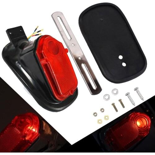 Motorcycle Tail Light Turn Signal Rear Tail Brake Stop Lamp For Choppers Cruisers Motorbike Modification Motorcycle Light