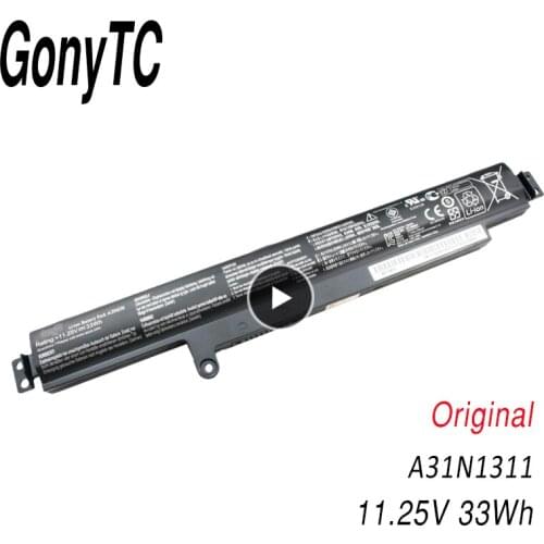 New A31N1311 Battery For ASUS VivoBook X102BA F102BA X102B X102BA-BH41T X102BA-DF1200 X102BA-HA41002F A31N1311 11.25V 33WH