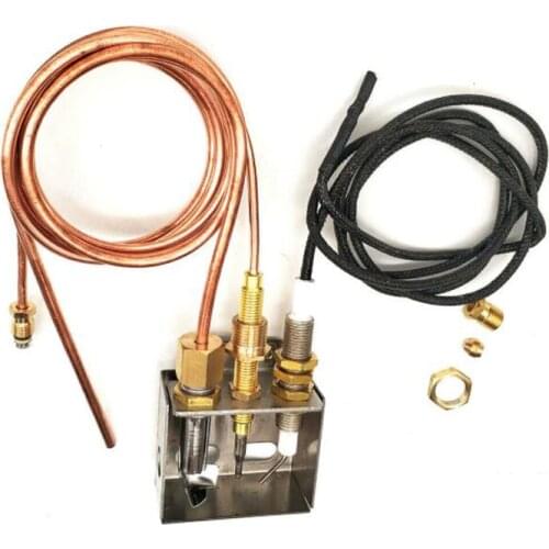 Propane Gas Fire Pit Heater Replacement Parts Flame Pilot Burner Assembly Kit