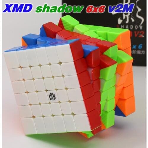 QiYi XMD Magnetic Cube 6x6x6 6x6 Stickerless Magnet Puzzle Professional Educational Speed Magical Cubo Twist Wisdom Toy Game 6*6