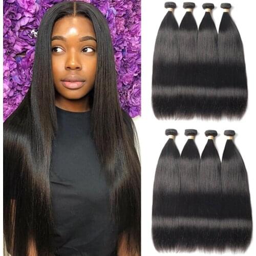 Sapphire Hair 5/10 Bundles Deals Brazilian Straight Hair Bundles 100% Human Hair Remy Hair Bundles Natural Color Hair Extension