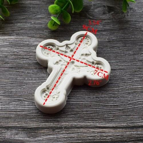 Cross Pendant DIY Jewelry Resin Casting Molds Jesus Cross Shape Silicone Molds