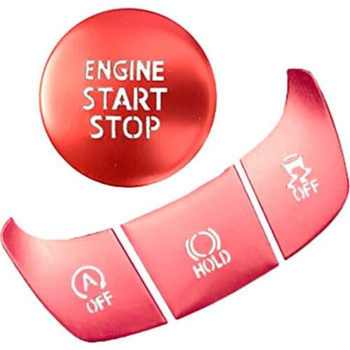 Engine Start Stop Keyless System / Gear Shift Button Sequins Cover Trim for Toyota C-HR CHR 2016-2021