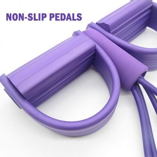 K2010 Resistance Bands Exercise Equipment Elastic Up Pull Rope Gym Workout Bands Sport 4 Tube Pedal Ankle Puller