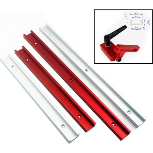Aluminium Alloy T-tracks Slot Miter Track Woodworking Tools Workbench DIY