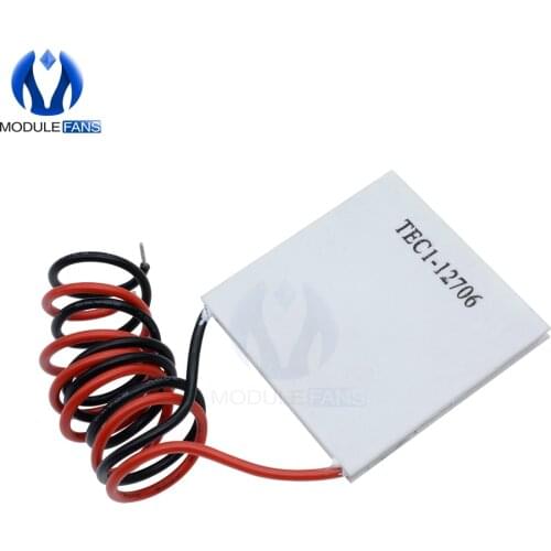 TEC1-12706 12706 TEC Thermoelectric Cooler Peltier 12V New Of Semiconductor Refrigeration TEC112706 Heatsink Plate Module
