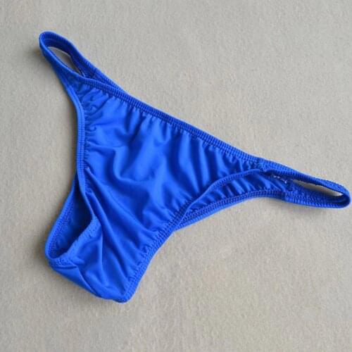 Sexy Men Underwear Briefs Shorts Pouch Underpants Bottoms Pants Low Rise Bikini Thong See Through G-String Gay Panties