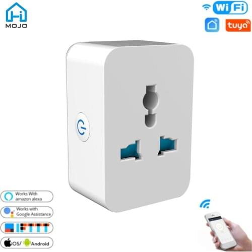 HIMOJO tuya Mini Smart Plug Wifi Socket Smart Outlet Socket Timing for Alexa Google Home Smart Socket Universal Wifi Plug 16A
