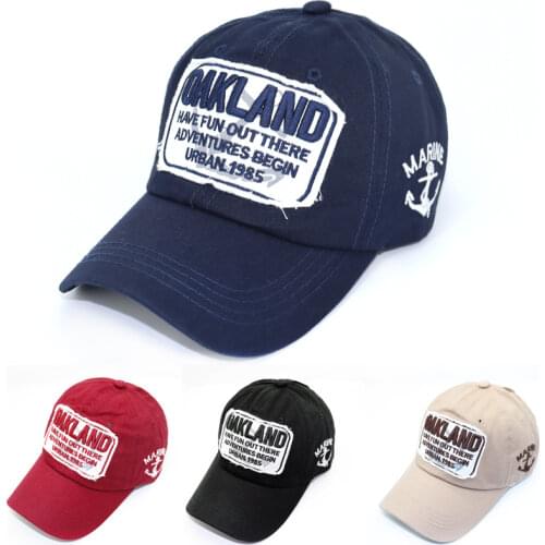 Vintage Letter Washed Summer Baseball Cap Women Fashion Retro Embroidery Sreetwear Snapback Hat Men Hip Hop Trucker Caps Bone