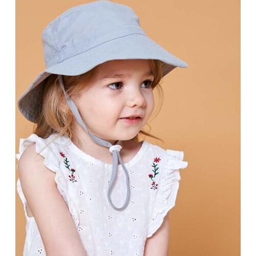 2021 New Summer Baby Sun Hat Children Neck Ear Cover Anti UV Protection Beach Caps Kids Boy Girl Swimming Flap Cap For 0-8 Years
