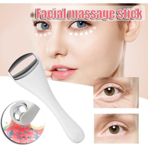 2021 Cooling Massager Wand with Alloy Roller Tighten Pores Under-Eye Relief Reduce Wrinkle Multi-Use Convenient for Women