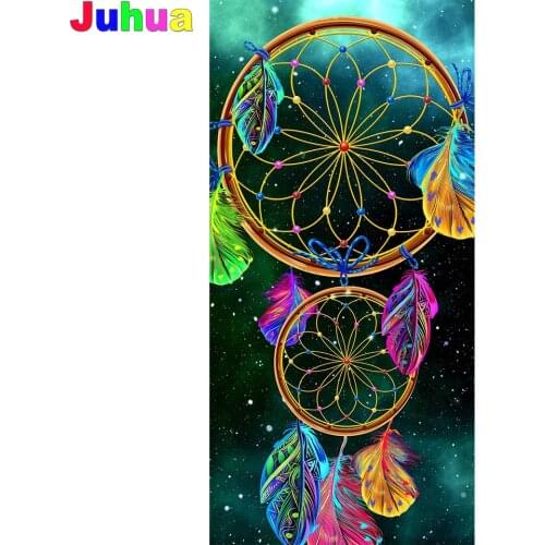 Abstract Dream Catcher feather 5d diy diamond painting full drill square/Round mosaic diamond embroidery gift stitch home Decor