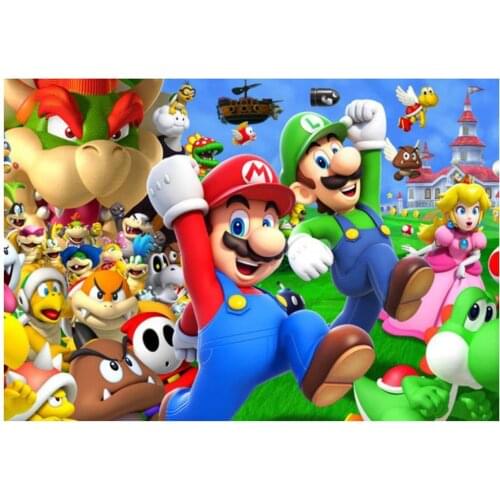 Anime diamond painting cartoon figures mosaic embroidery kids toys gift rhinestone picture puzzle craft diy drawing wall decor